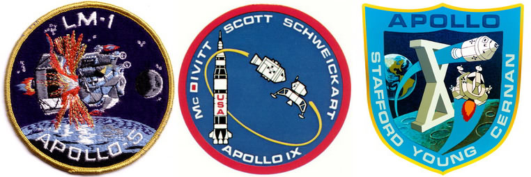 Apollo-5, Apollo-9, Apollo-10